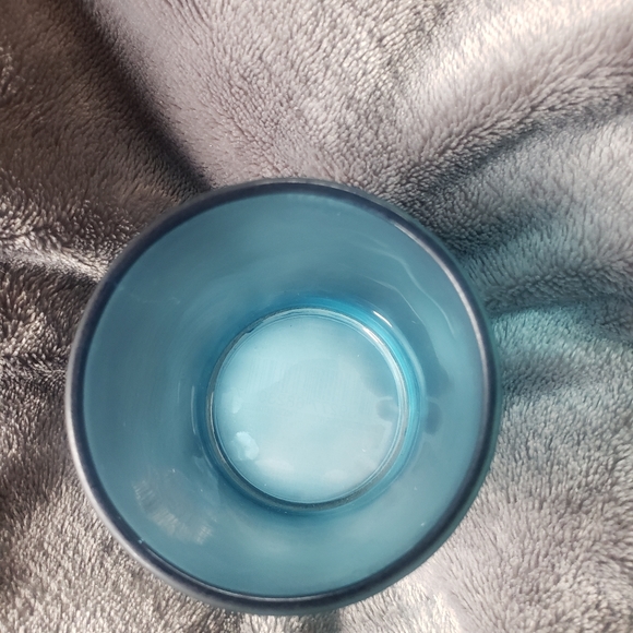 Seahorse Candle Holder | Sea Glass Blue Ceramic - Picture 3 of 5